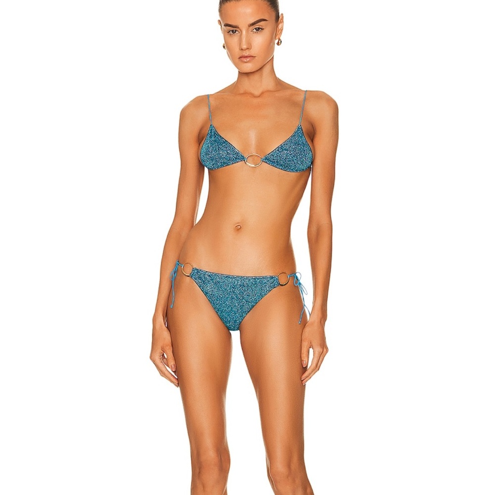 NWT Oseree oniki teal bikini